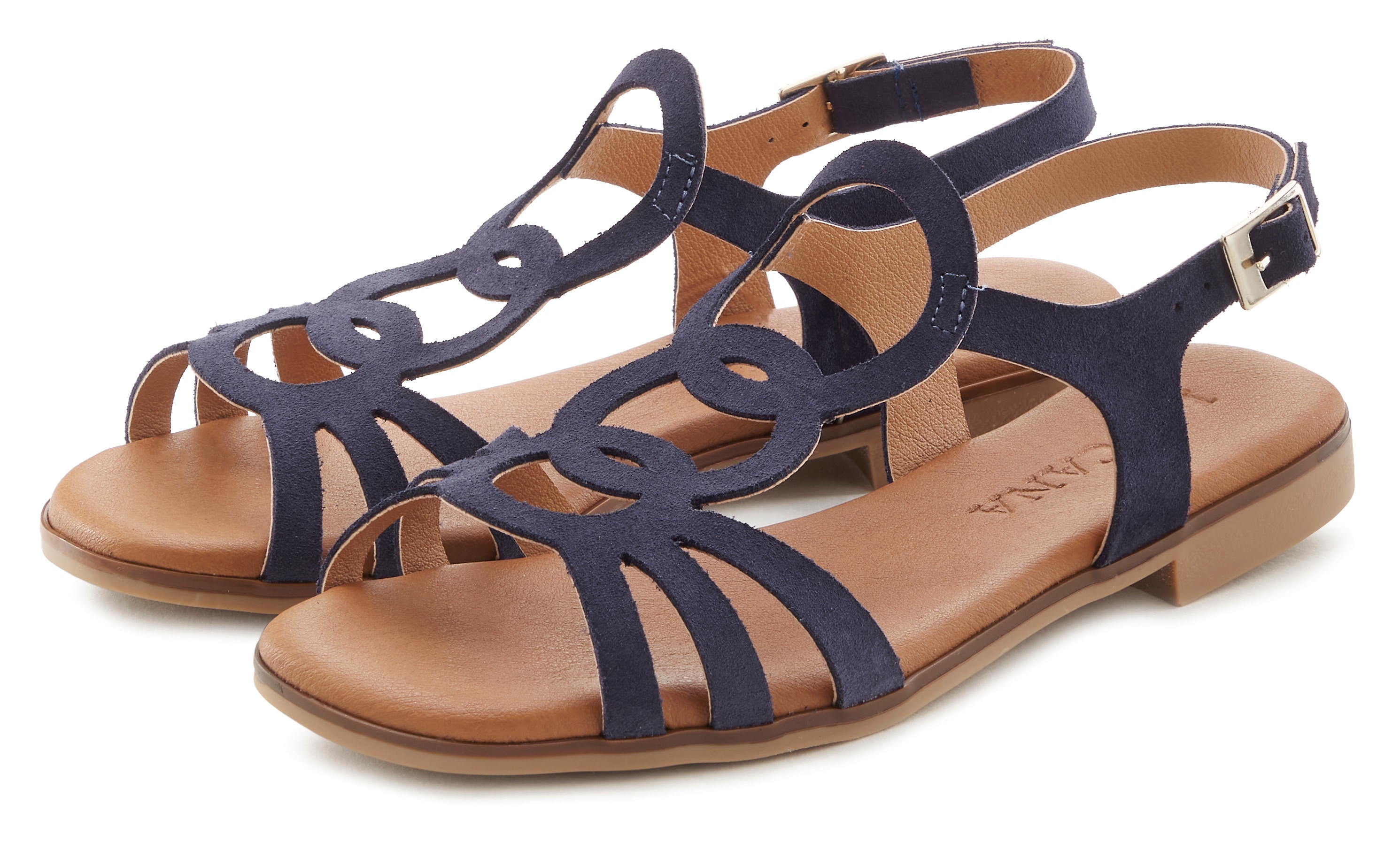 LASCANA Sandale "Sommerschuh", aus hochwertigem Leder, Sandalette, Sommersc günstig online kaufen