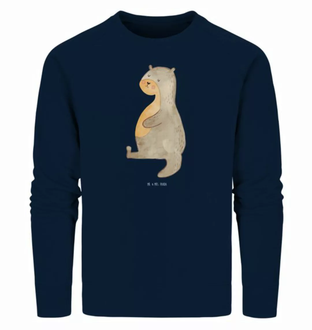 Mr. & Mrs. Panda Longpullover Größe L Otter Bauch - French Navy - Geschenk, günstig online kaufen