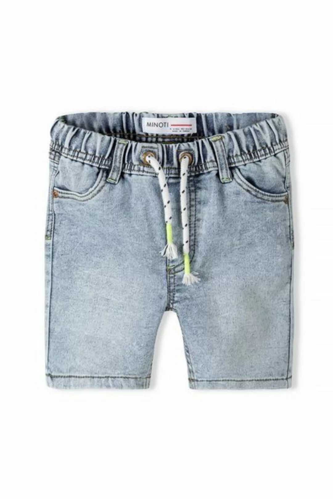 MINOTI Jeansshorts Kurze Jeans mit Schnürchen in der Taille (1y-14y) günstig online kaufen