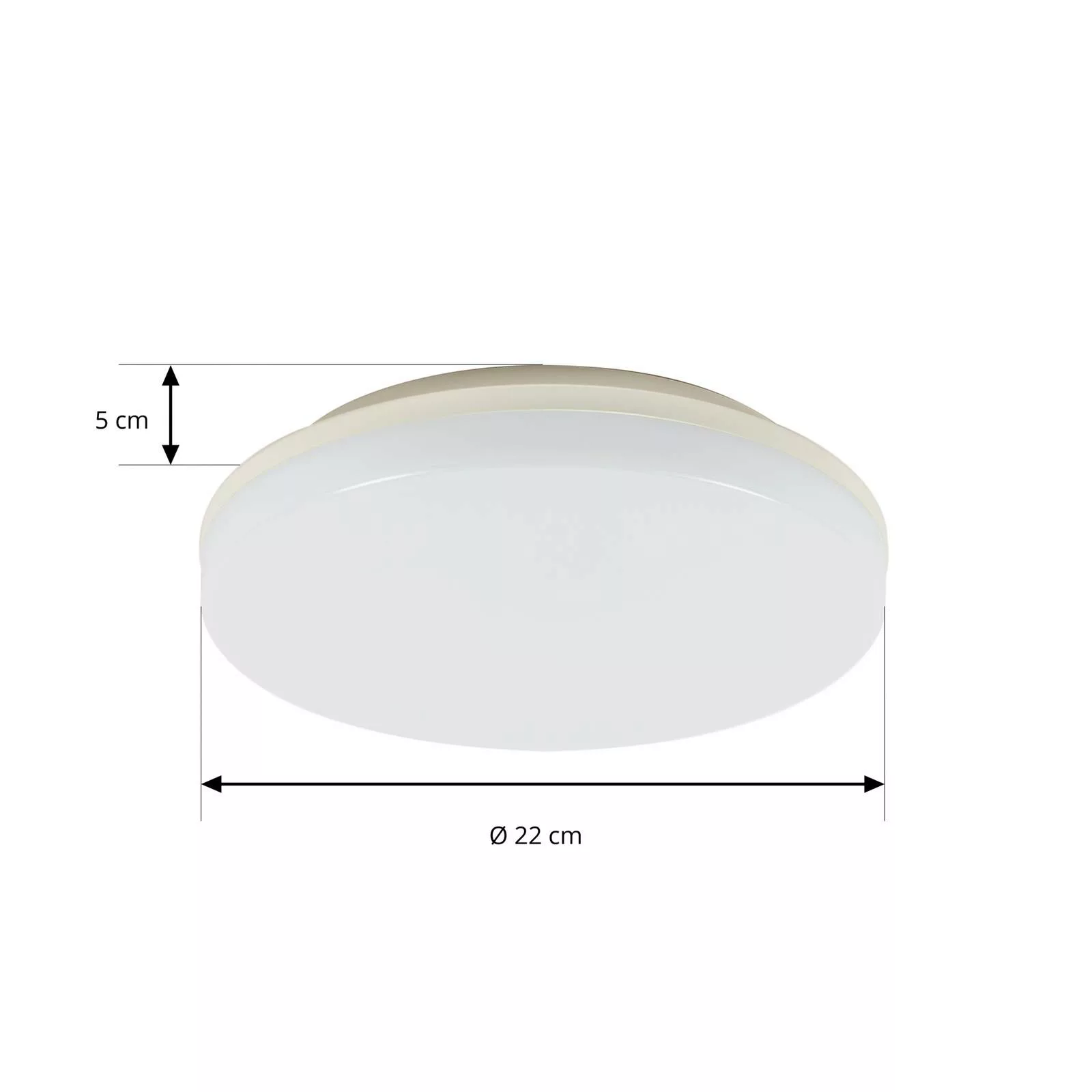 Prios Artin LED-Deckenlampe, rund, 22 cm günstig online kaufen