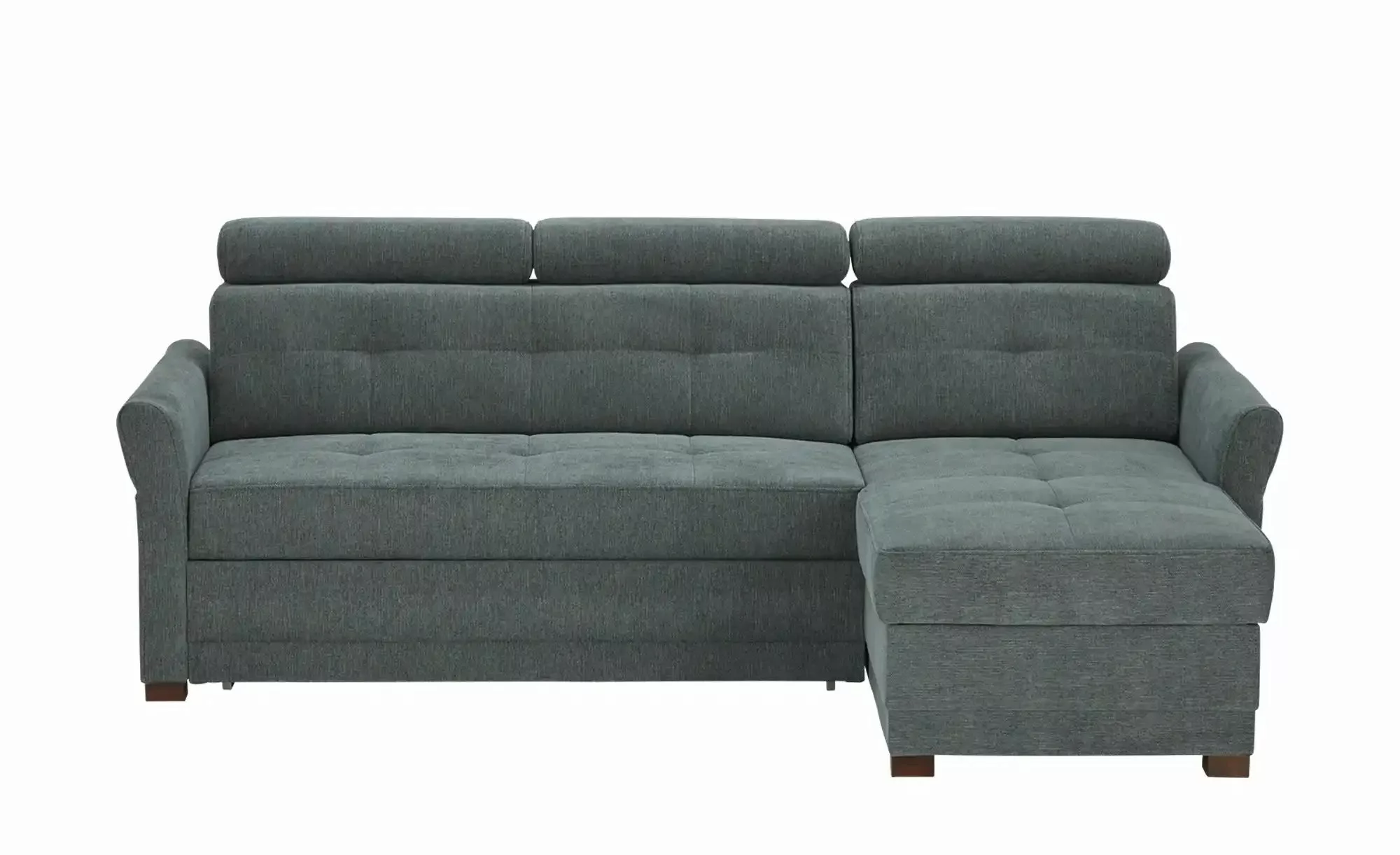 Ecksofa  Harris ¦ grau ¦ Maße (cm): B: 222 H: 94 T: 155 Polstermöbel > Sofa günstig online kaufen