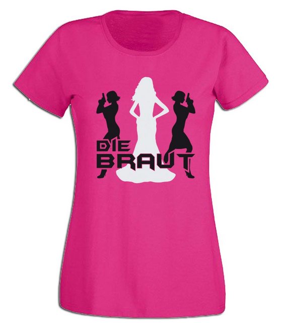 G-graphics T-Shirt Damen T-Shirt - Die Braut JGA-Shirt, Junggesellinnen-Abs günstig online kaufen