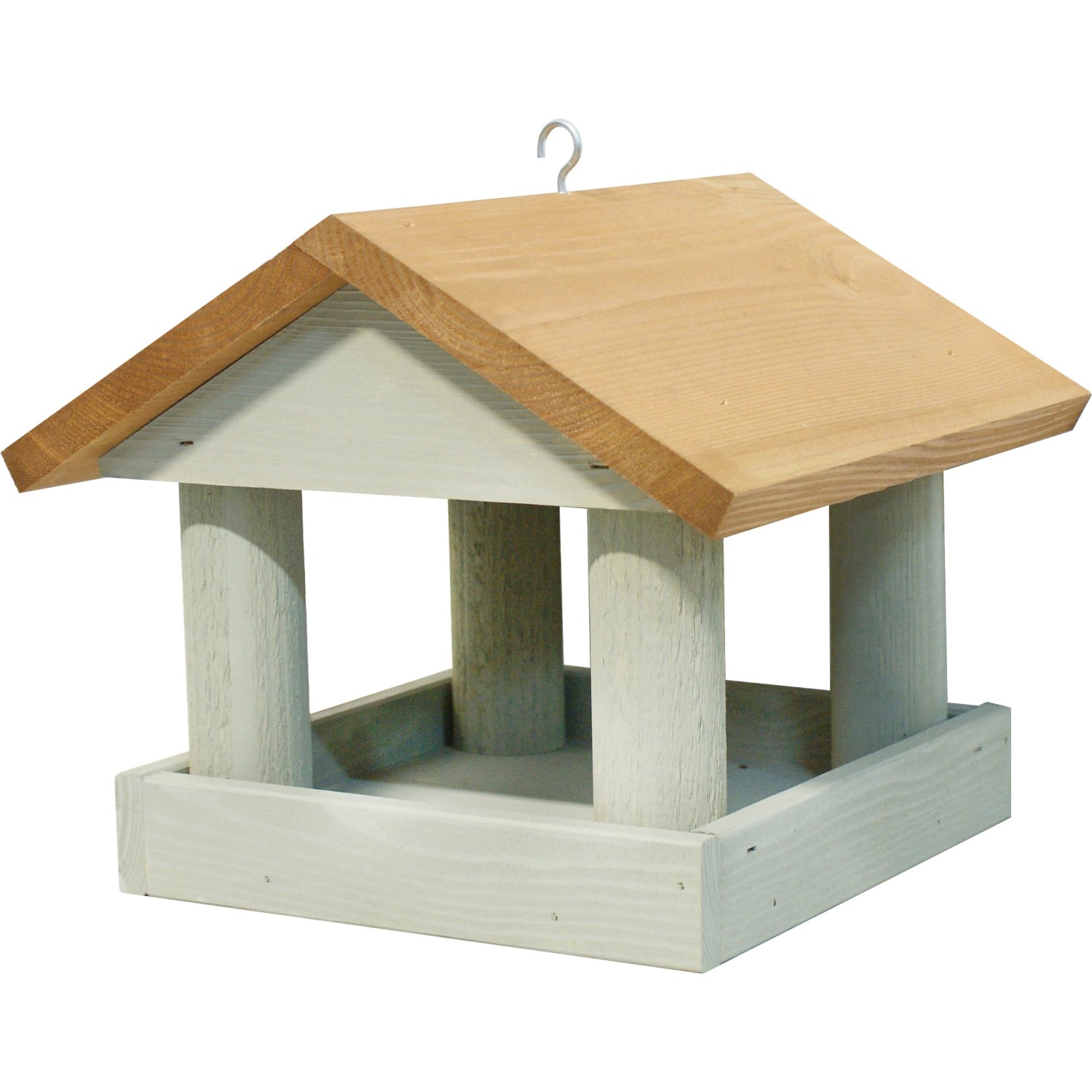 Vogelhaus aus Pinie Grau 26 cm x 23 cm günstig online kaufen