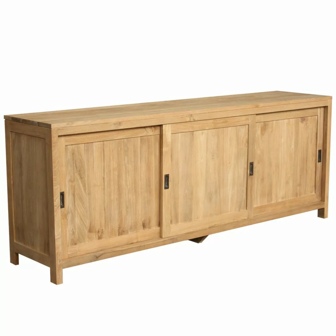 Sideboard Mariefred Teak Massivholz günstig online kaufen