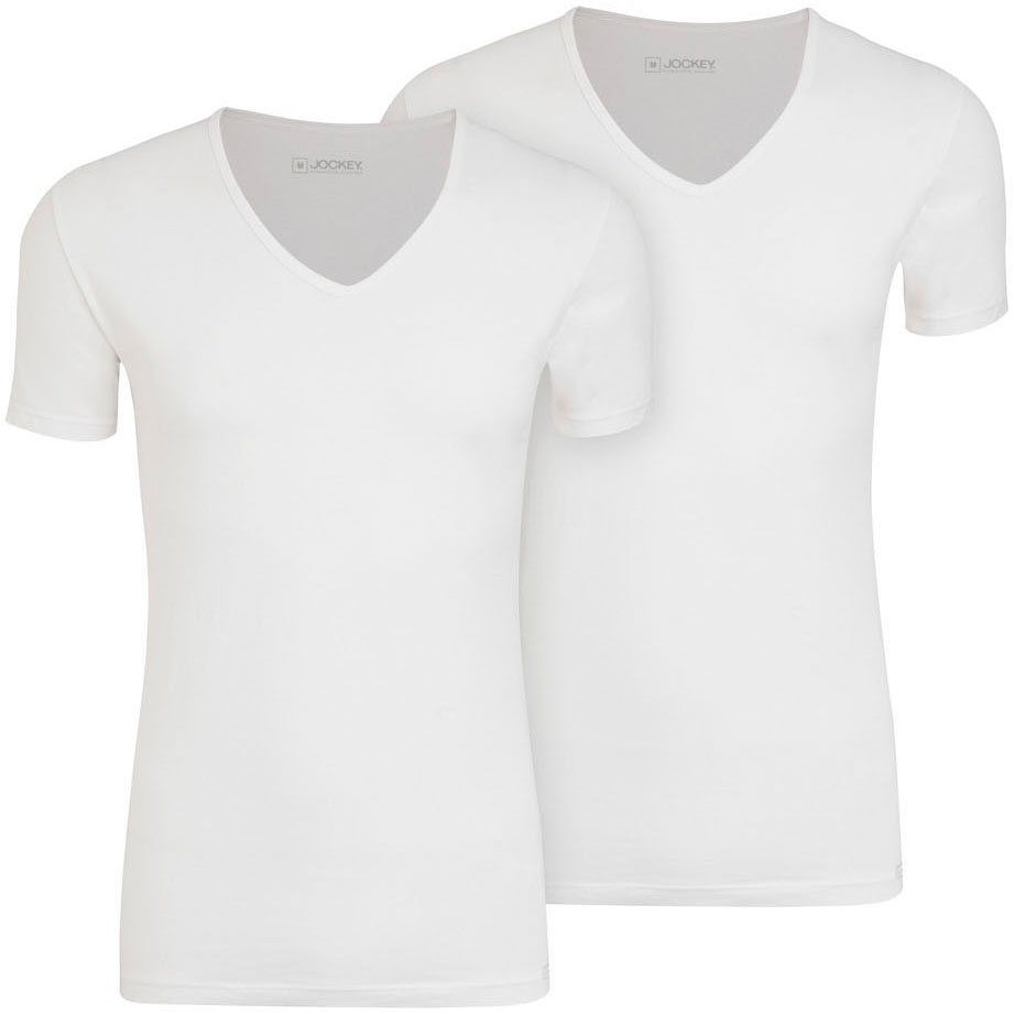 Jockey Unterziehshirt "Cotton +", (2er Pack), in lockerer Passform günstig online kaufen