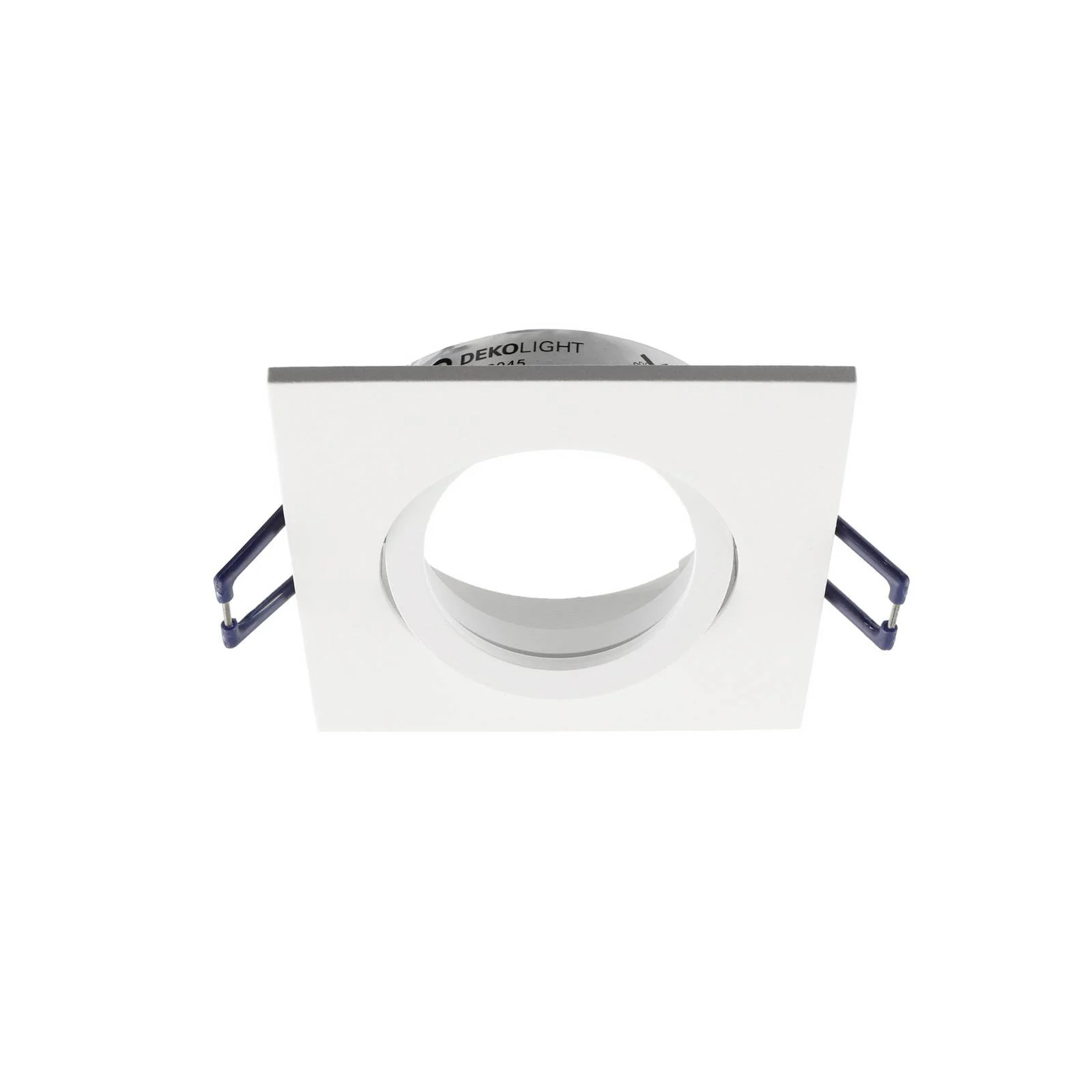 Deckeneinbauleuchte Samsola, weiß, 9 x 9 cm, Metall günstig online kaufen