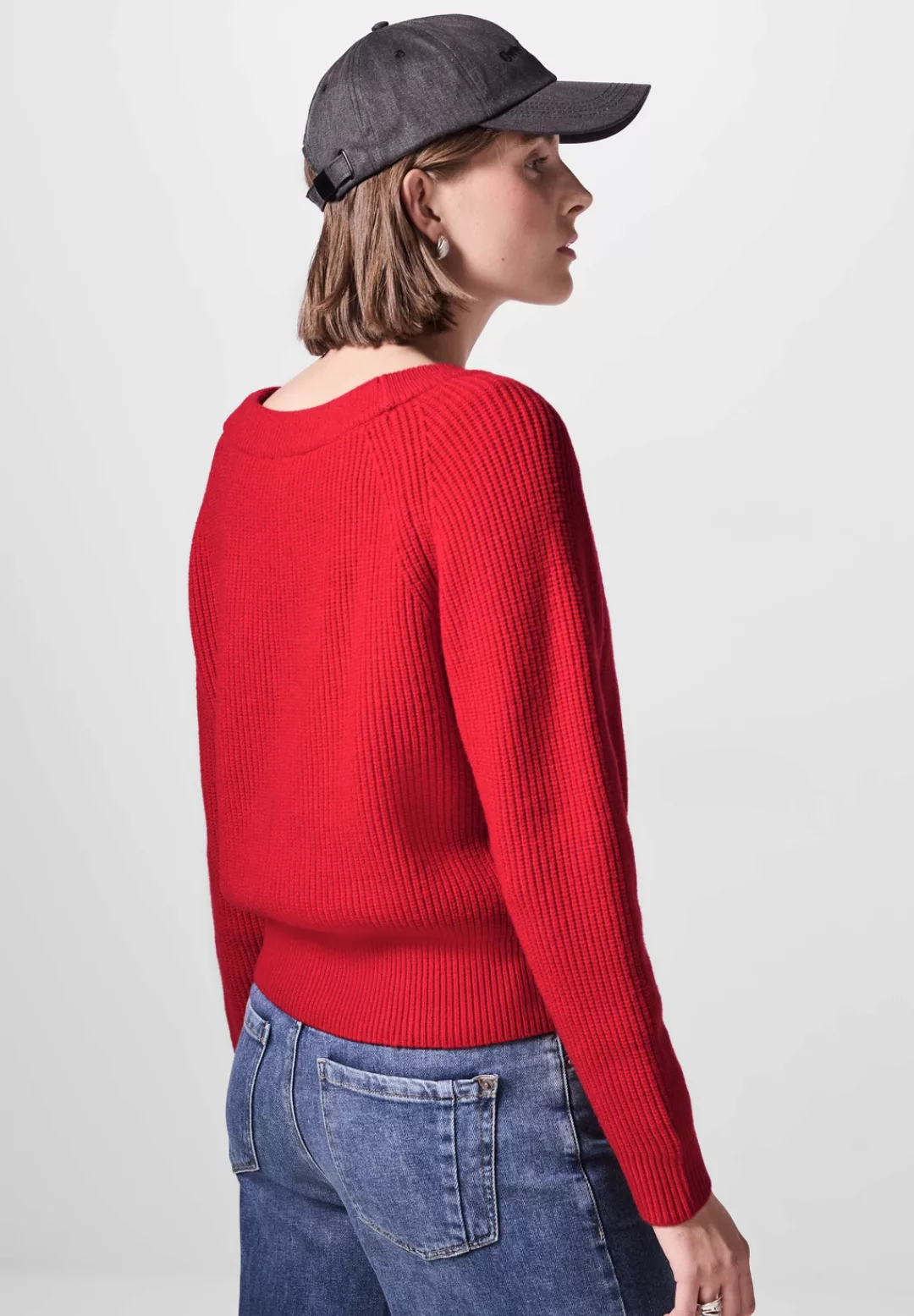 STREET ONE STUDIO Strickpullover, mit U-Boot-Ausschnitt günstig online kaufen