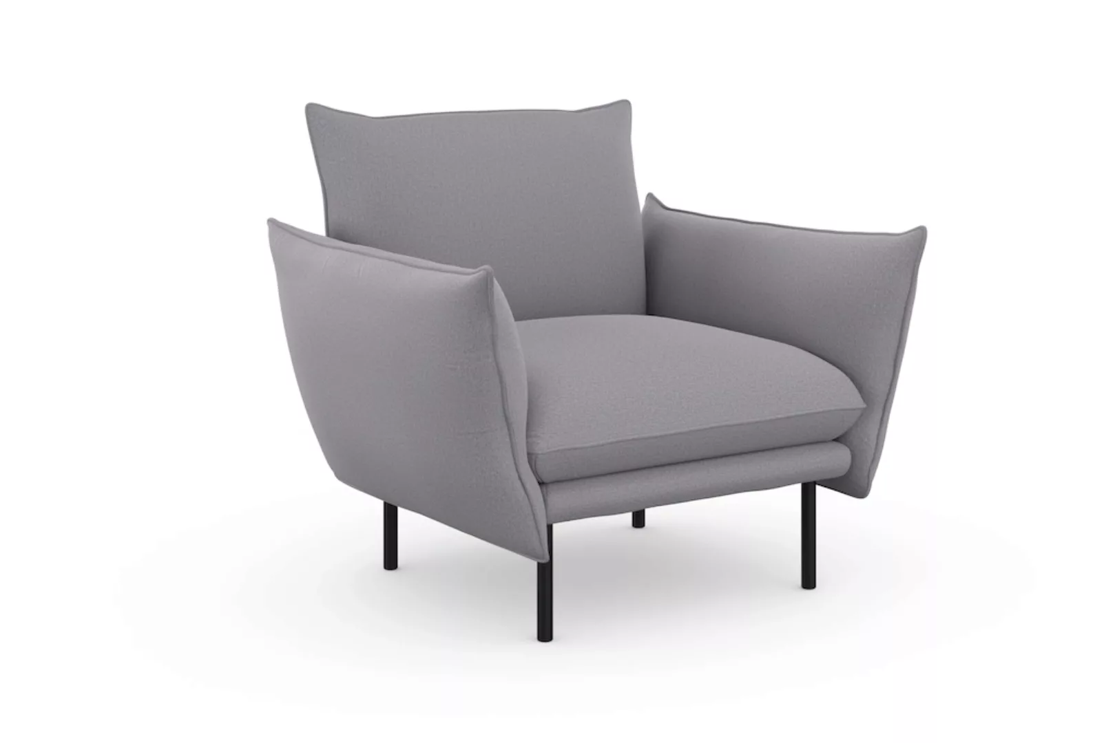 andas Sessel "Stine Cocktailsessel", Besonderes Design durch Kissenoptik un günstig online kaufen