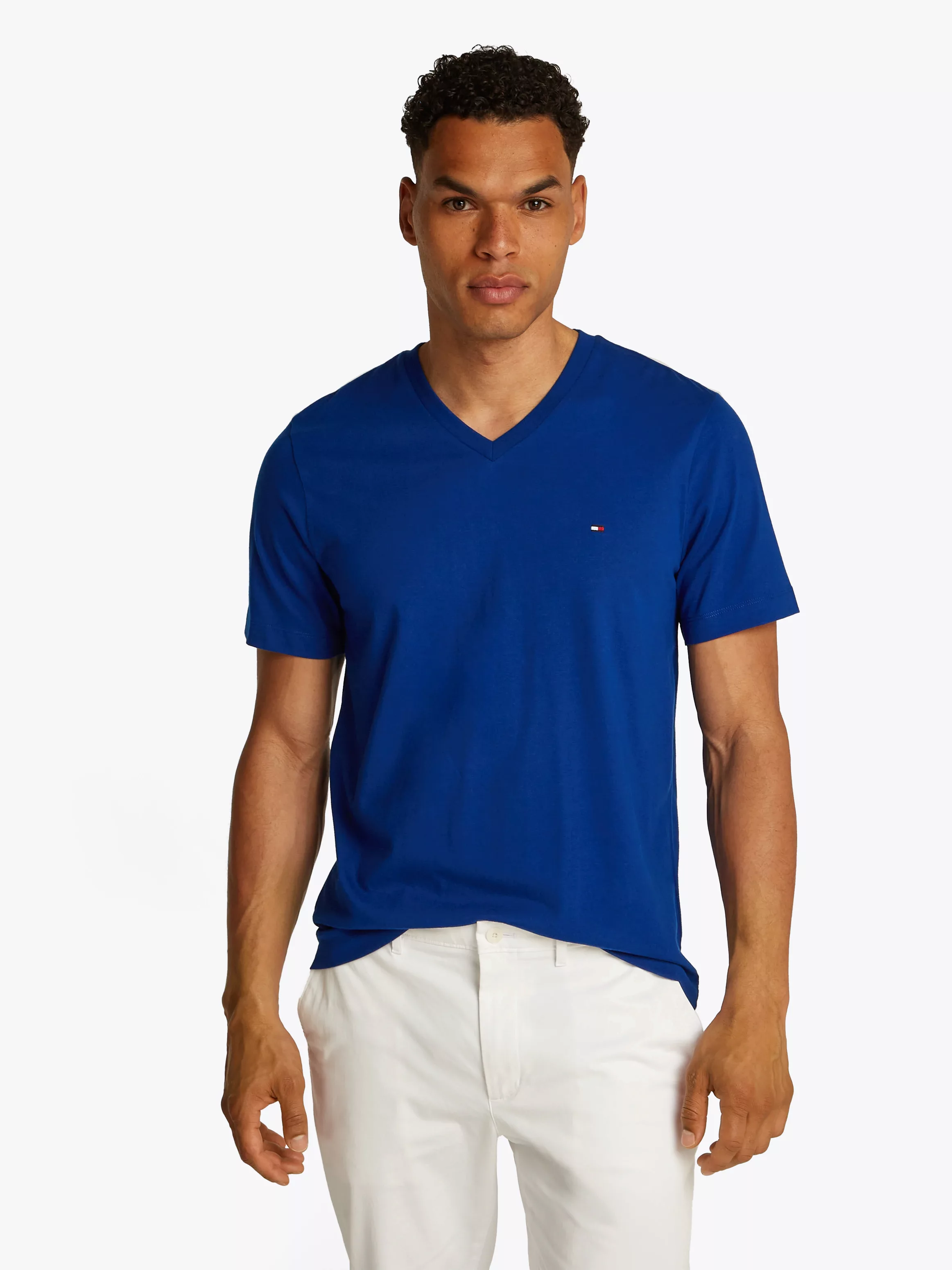 Tommy Hilfiger V-Shirt "ESSENTIAL V-NECK TEE" günstig online kaufen