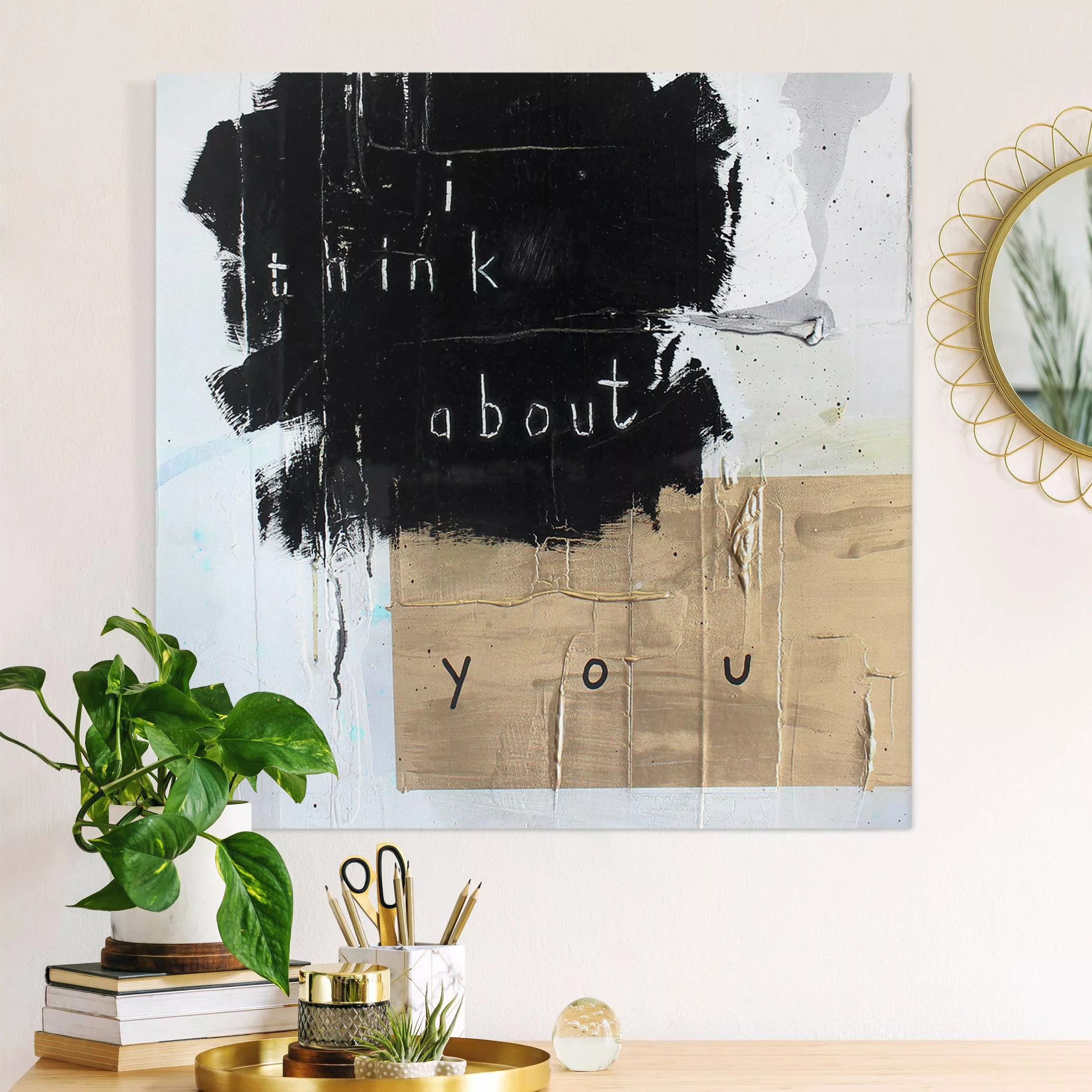 Leinwandbild I think about you günstig online kaufen