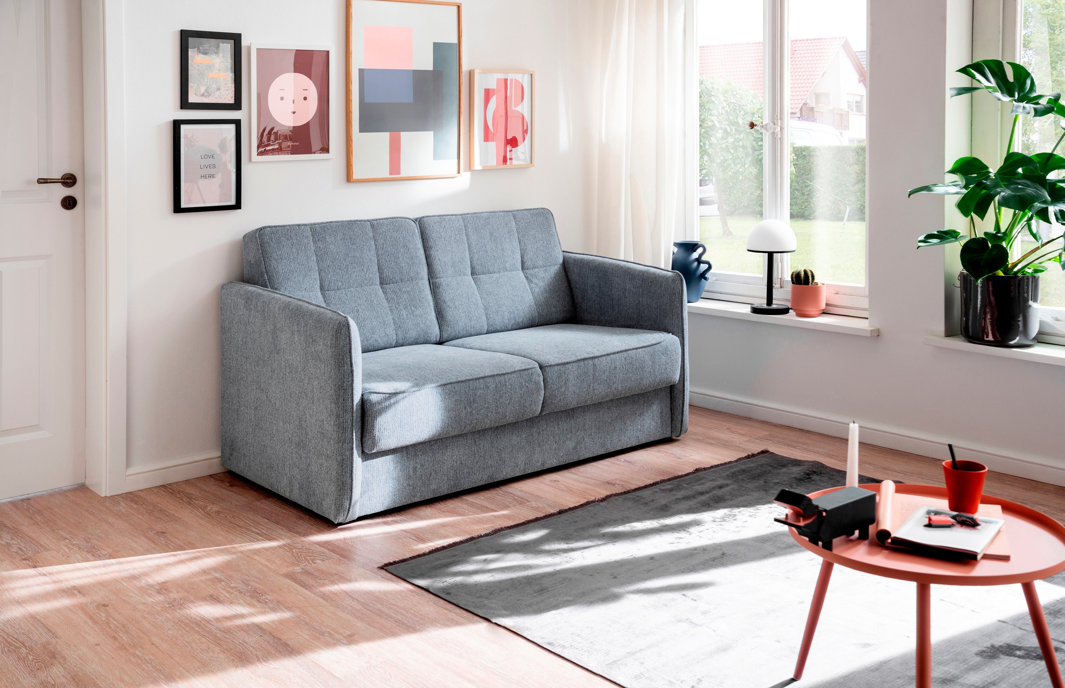 INOSIGN Schlafsofa "Milano", zwei einzeln ausziehbare Liegefunktionen günstig online kaufen