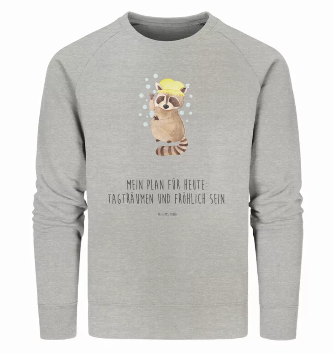 Mr. & Mrs. Panda Longpullover Waschbär Größe XS - Heather Grey - Geschenk, günstig online kaufen