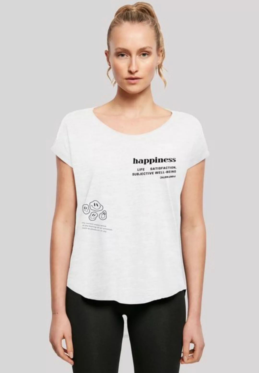 F4NT4STIC T-Shirt "happiness LONG TEE", Print günstig online kaufen