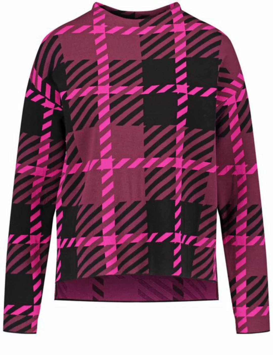 GERRY WEBER Sweatshirt Pullover mit markantem Karo günstig online kaufen