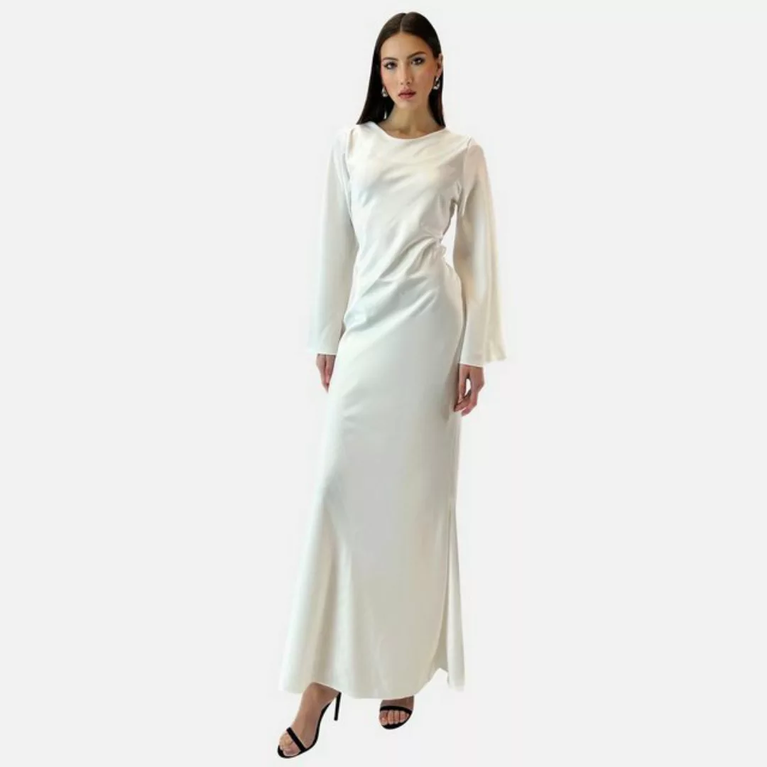 Elara Maxikleid Elara Damen Abaya mit Kopftuch (1-tlg) günstig online kaufen