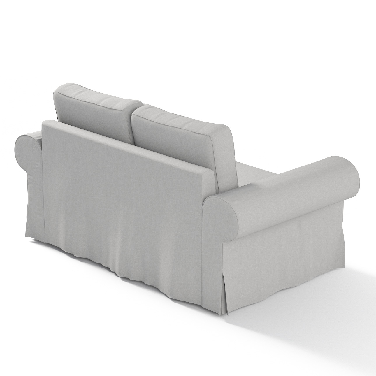 Bezug für Backabro 2-Sitzer Sofa ausklappbar, hellgrau, Bezug für Backabro günstig online kaufen