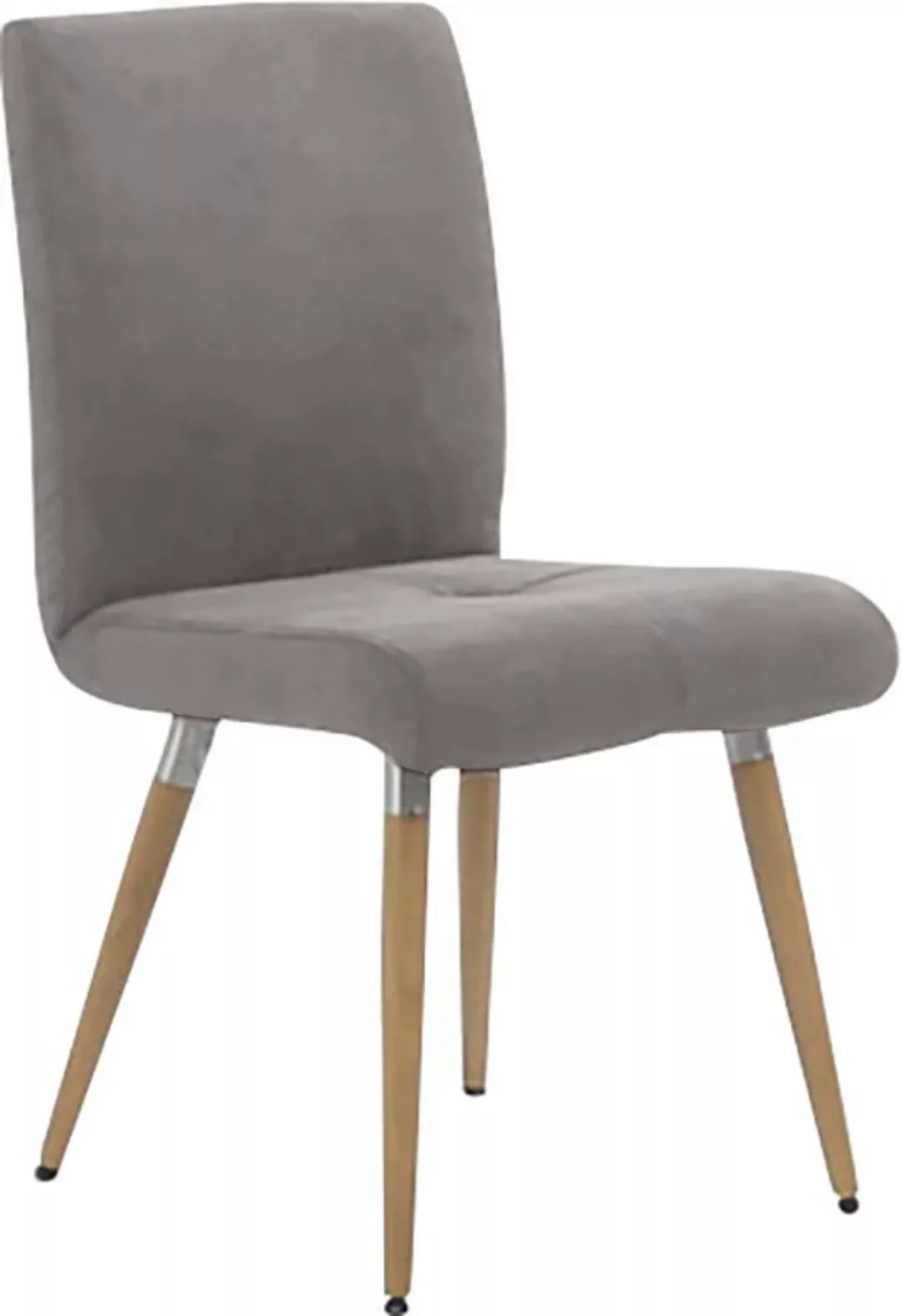 K+W Komfort & Wohnen 4-Fußstuhl "6411", Microfaser 520, mit Sitzsteppung, E günstig online kaufen