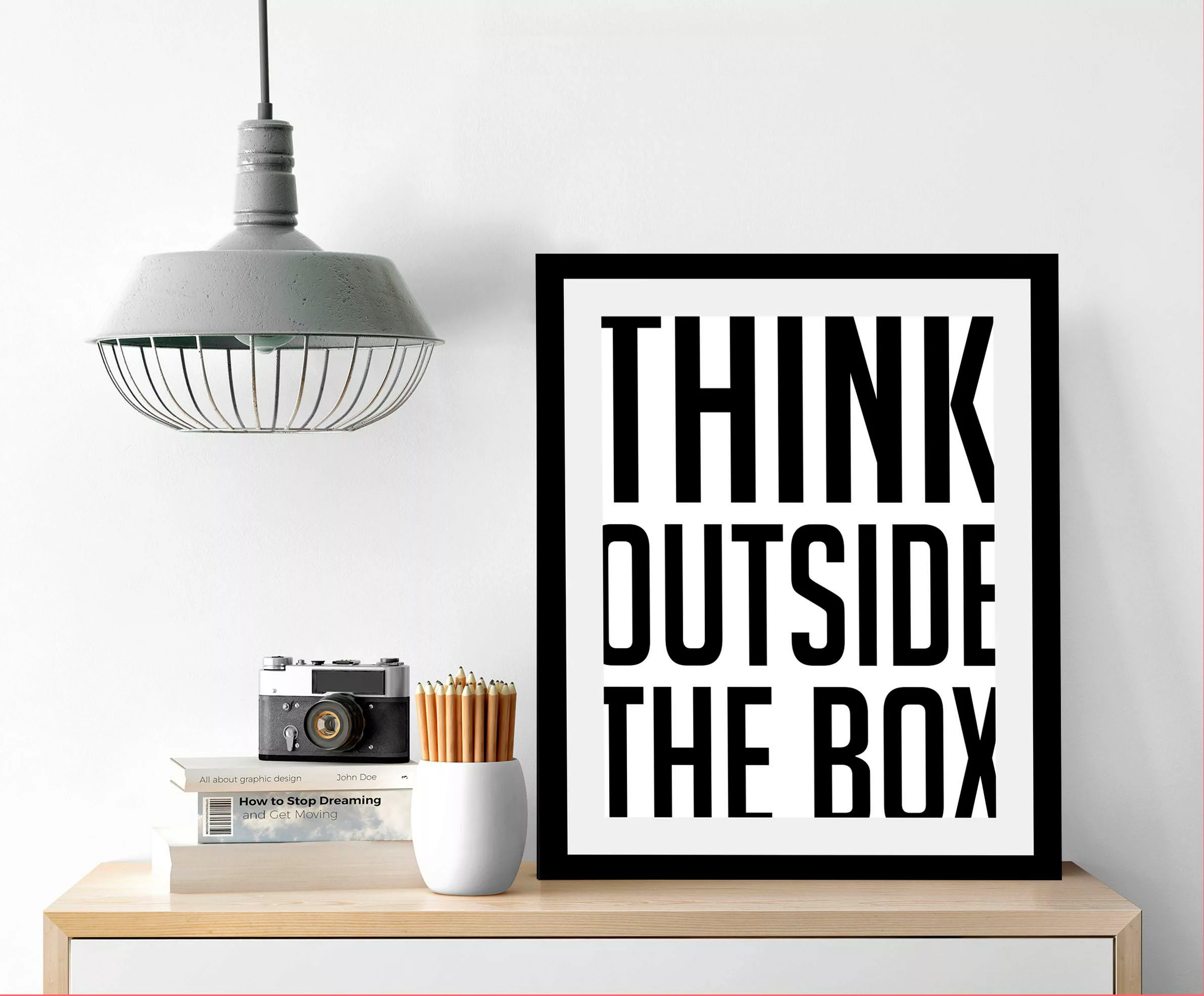 queence Bild "Think outside" günstig online kaufen
