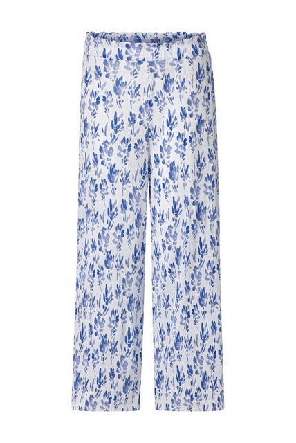 Rich & Royal Stoffhose printed crinkle pants recycled, cotton blue günstig online kaufen
