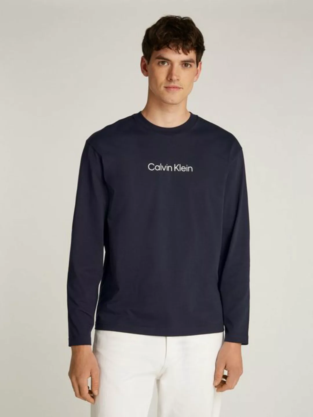 Calvin Klein Langarmshirt "HERO LOGO LS T-SHIRT", mit Logoschriftzug günstig online kaufen