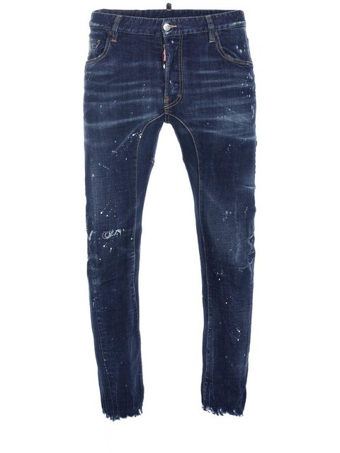 Dsquared2 Slim-fit-Jeans Dsquared2 Tidy Biker Jeans blau günstig online kaufen