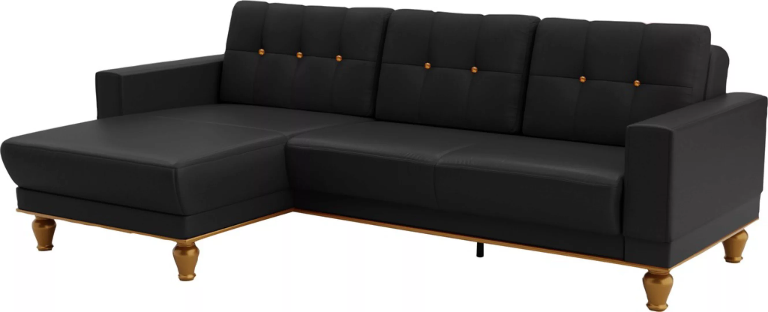 sit&more Ecksofa "Orient 5 L-Form", mit Strass-Stein, wahlweise mit Bettfun günstig online kaufen