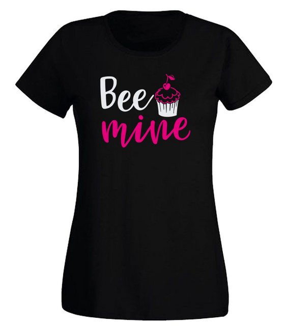 G-graphics Print-Shirt Damen T-Shirt - Bee mine Slim-fit, mit Frontprint, m günstig online kaufen