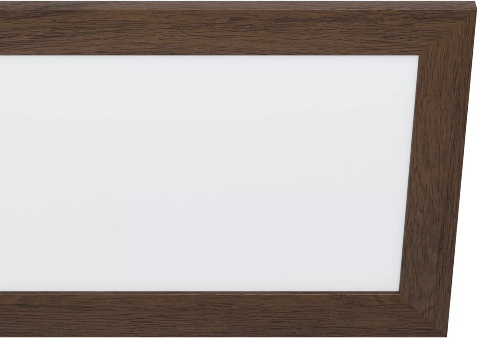 Eglo LED-Deckenleuchte Piglionasso 124,5 cm x 34,5 cm Dunkelbraun-Weiß günstig online kaufen