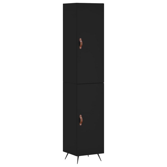 vidaXL Kleiderschrank Highboard Schwarz 34,5x34x180 cm Holzwerkstoff günstig online kaufen
