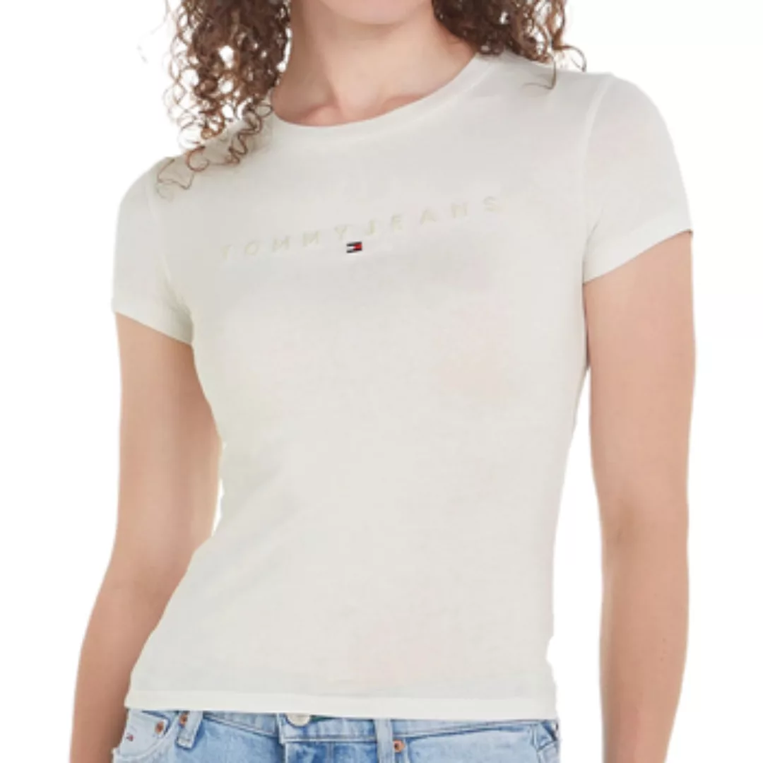 Tommy Jeans Rundhalsshirt "TJW SLIM TONAL LINEAR TEE", mit gesticktem Tommy günstig online kaufen