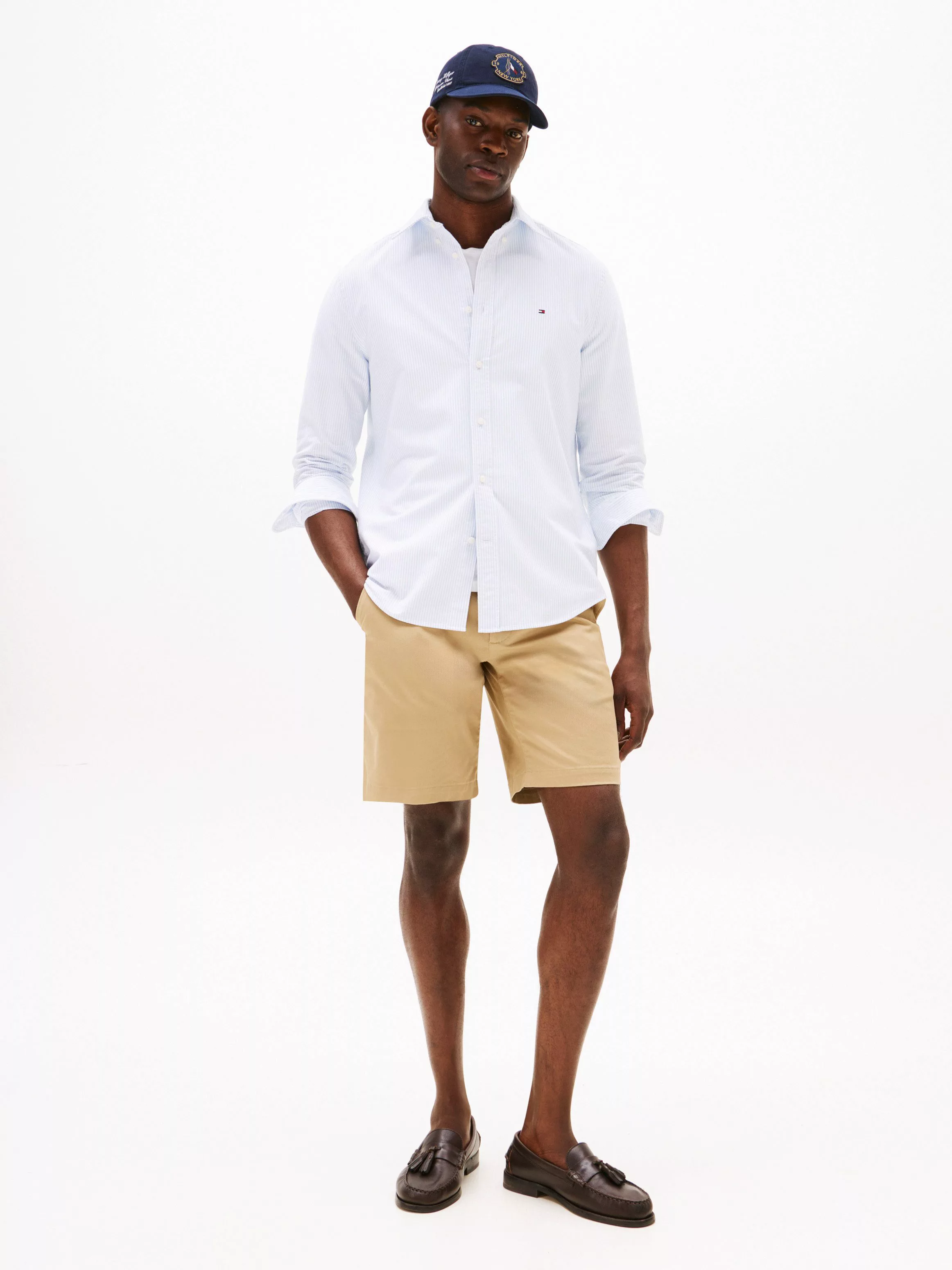 Tommy Hilfiger Langarmhemd HERITAGE OXFORD STRIPE günstig online kaufen