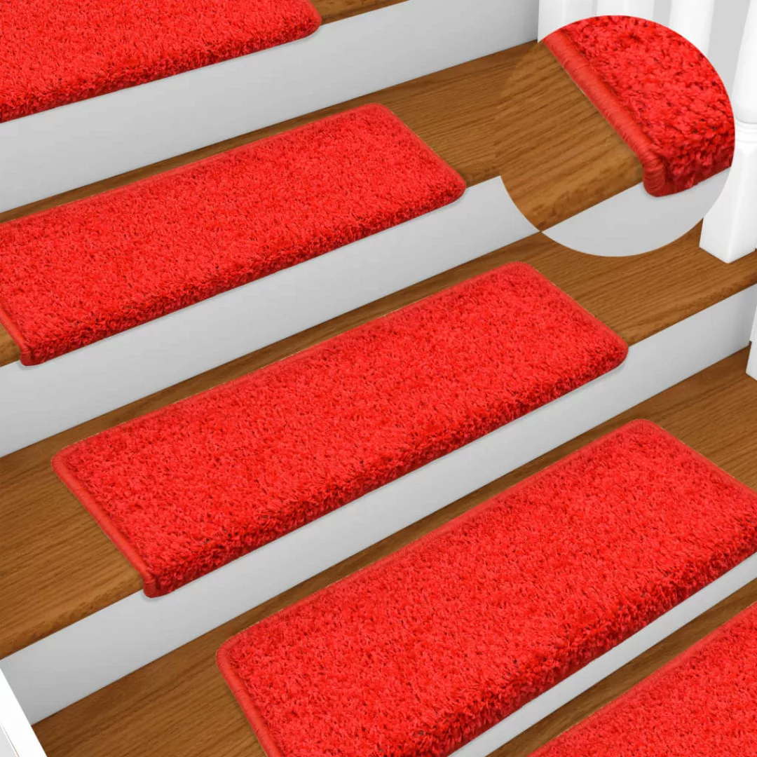 Vidaxl Stufenmatten 5 Stk. 65x25 Cm Rot günstig online kaufen