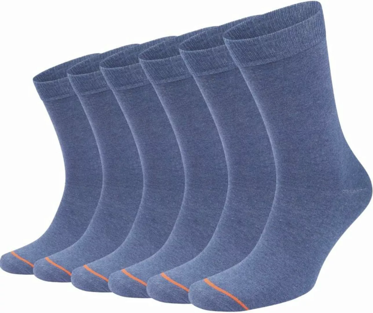 Suitable Socken 6 Paare Bio Indigo-Blau - Größe 42-46 günstig online kaufen