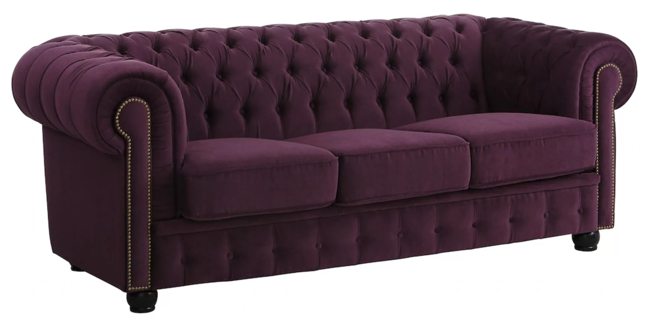 Max Winzer® Chesterfield-Sofa »Rover«, mit edler Knopfheftung, 2-Sitzer ode günstig online kaufen