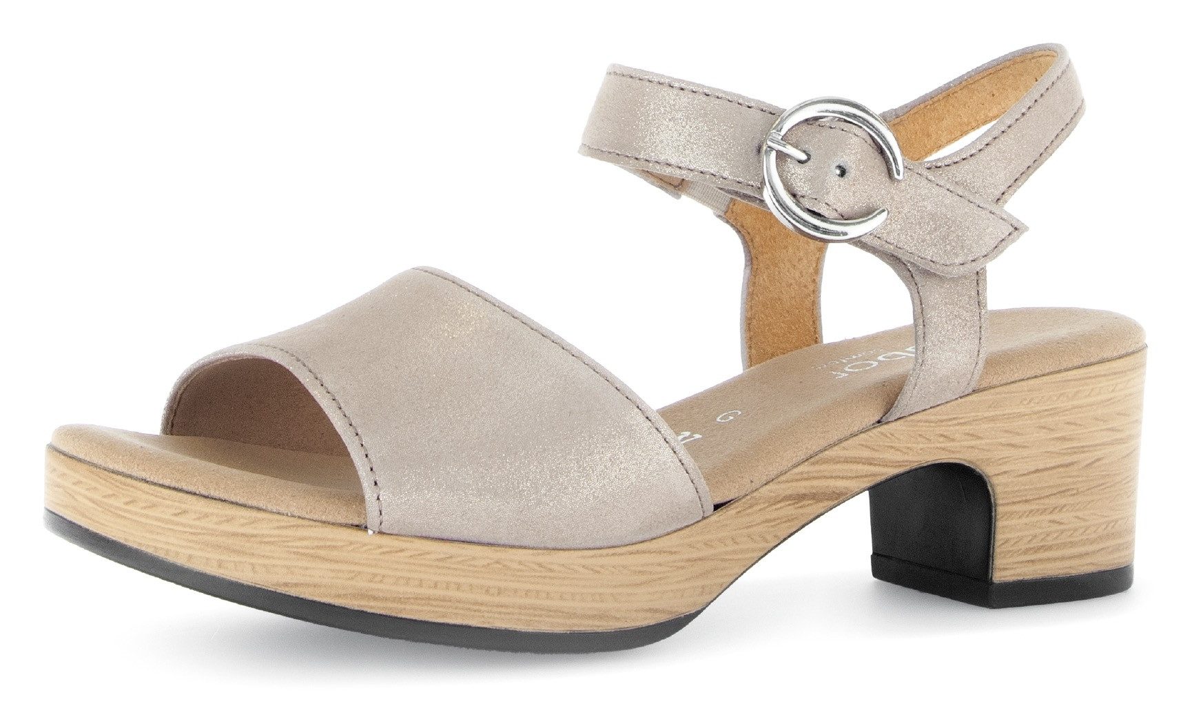 Gabor KRETA Sandalette, Blockabsatz, Sommerschuh, Riemchensandale günstig online kaufen