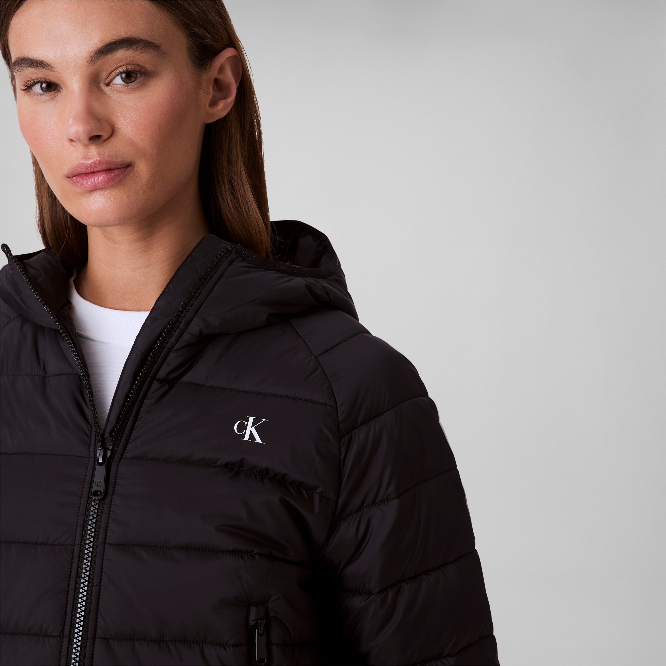 Calvin Klein Jeans Steppjacke "LGHTWGHT QLTD JCKT P", mit Kapuze, Mit Rundh günstig online kaufen