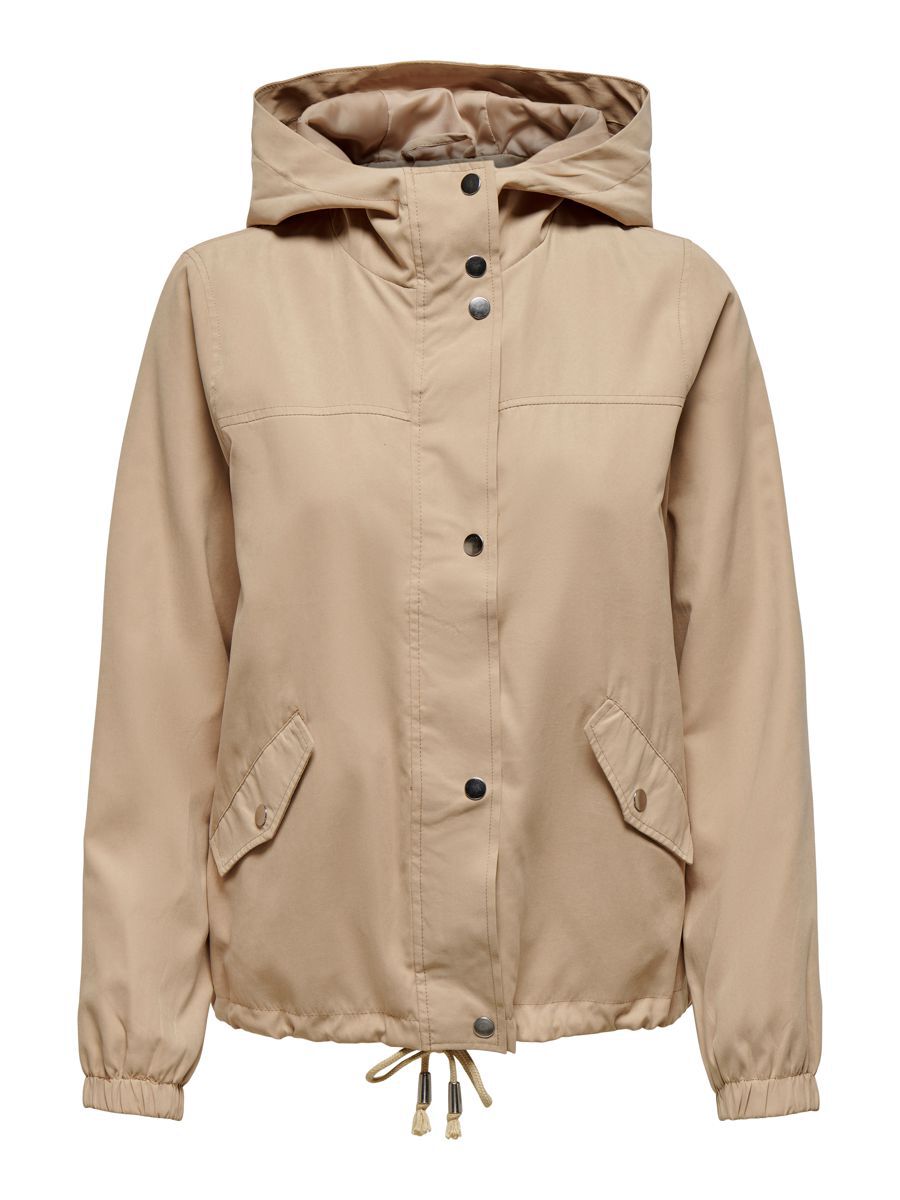 ONLY Glänzende Jacke Damen Beige günstig online kaufen