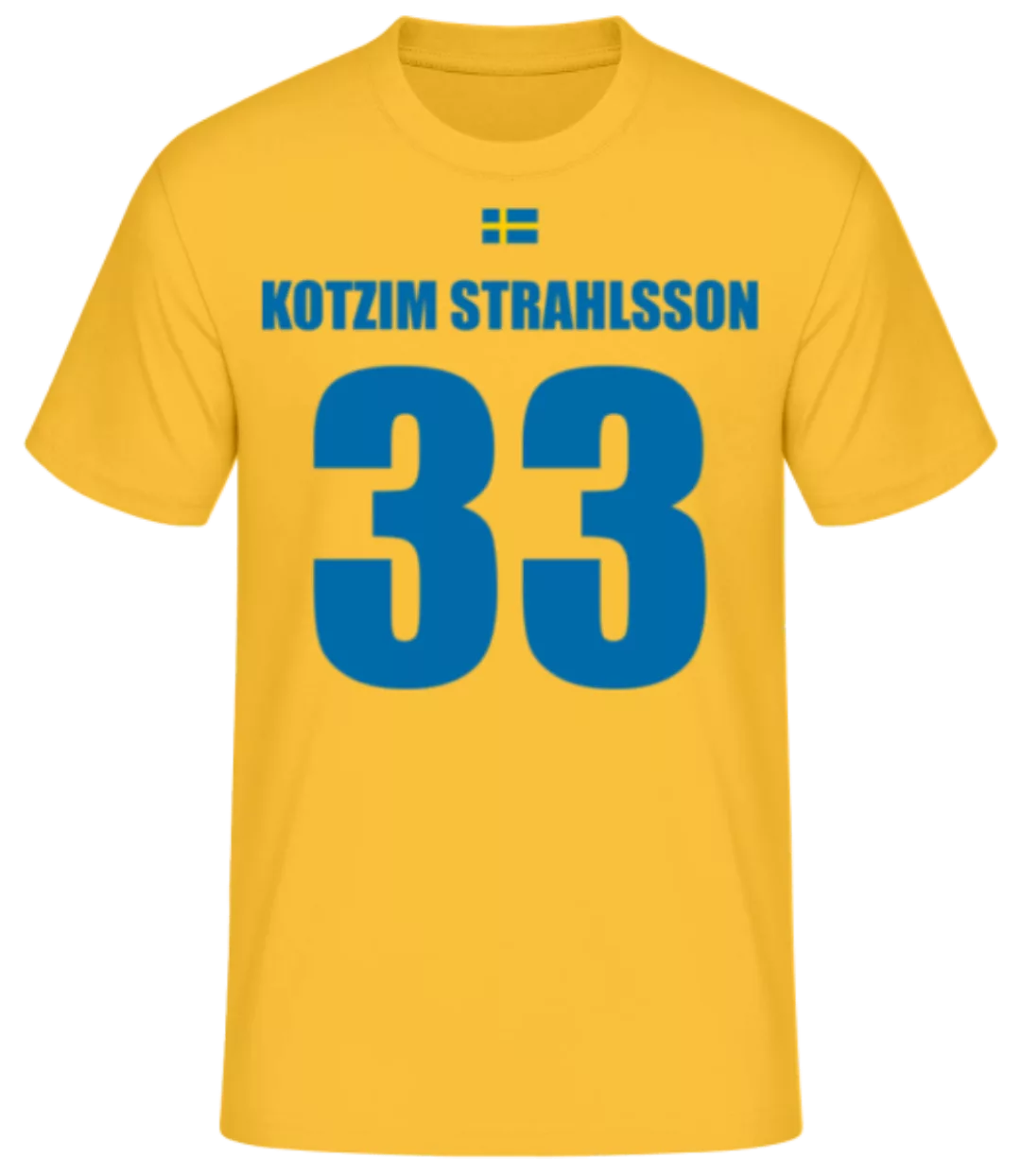 Schweden FußballTrikot Kotzim Strahlsson · Männer Basic T-Shirt günstig online kaufen
