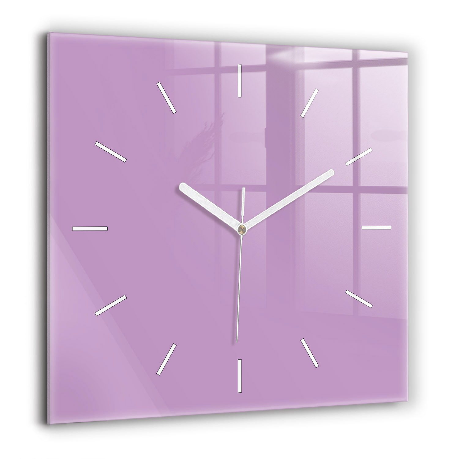 Tulup Wanduhr Wanduhr Modernistische Glaswanduhr 60x60cm günstig online kaufen