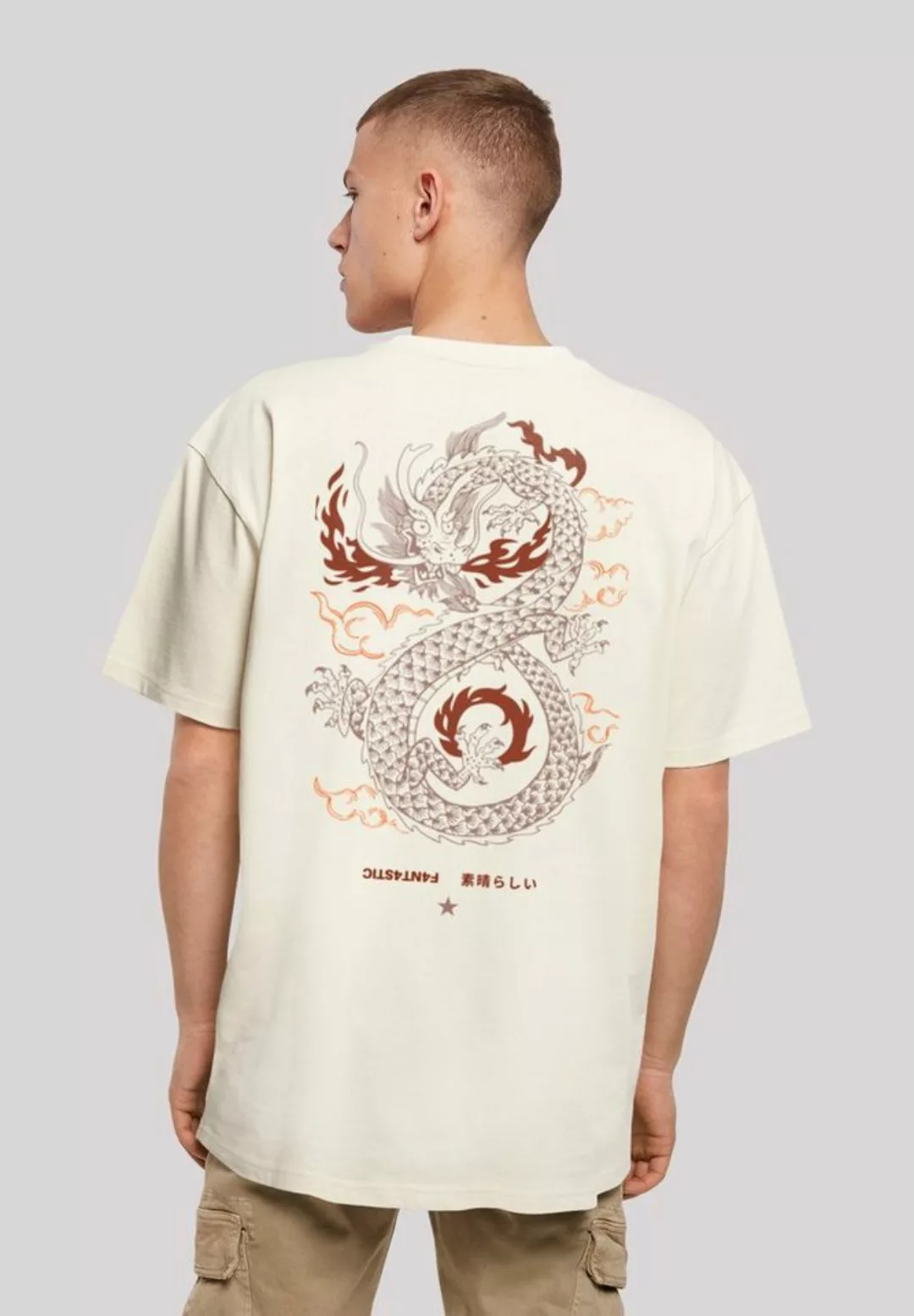 F4NT4STIC T-Shirt "Drache Feuer Japan", Print günstig online kaufen