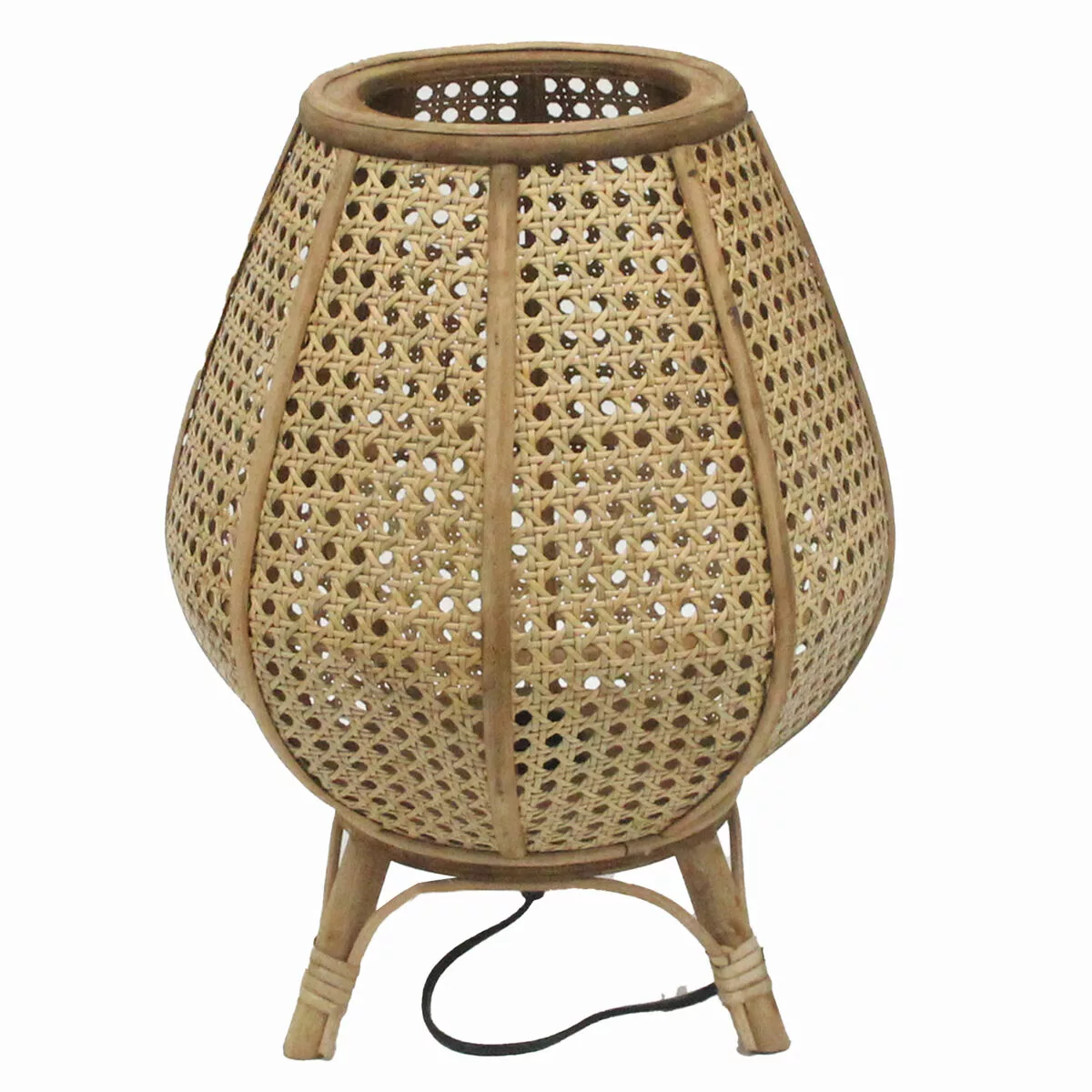 Tischlampe Dkd Home Decor Braun Rattan 50 W (29 X 29 X 40 Cm) günstig online kaufen