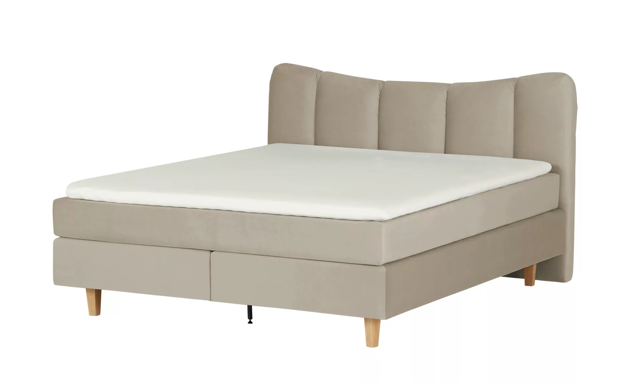 Boxspringbett  Dalur ¦ beige ¦ Maße (cm): B: 140 H: 110 Betten > Einzelbett günstig online kaufen