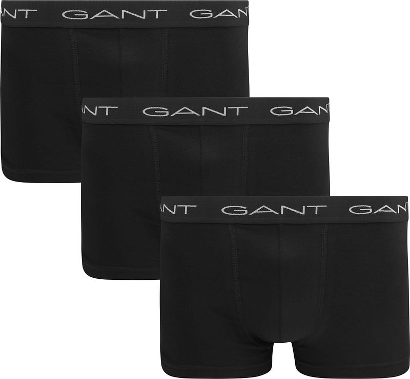 Gant Boxershorts trunk 3er-Pack Schwarz - Größe XL günstig online kaufen