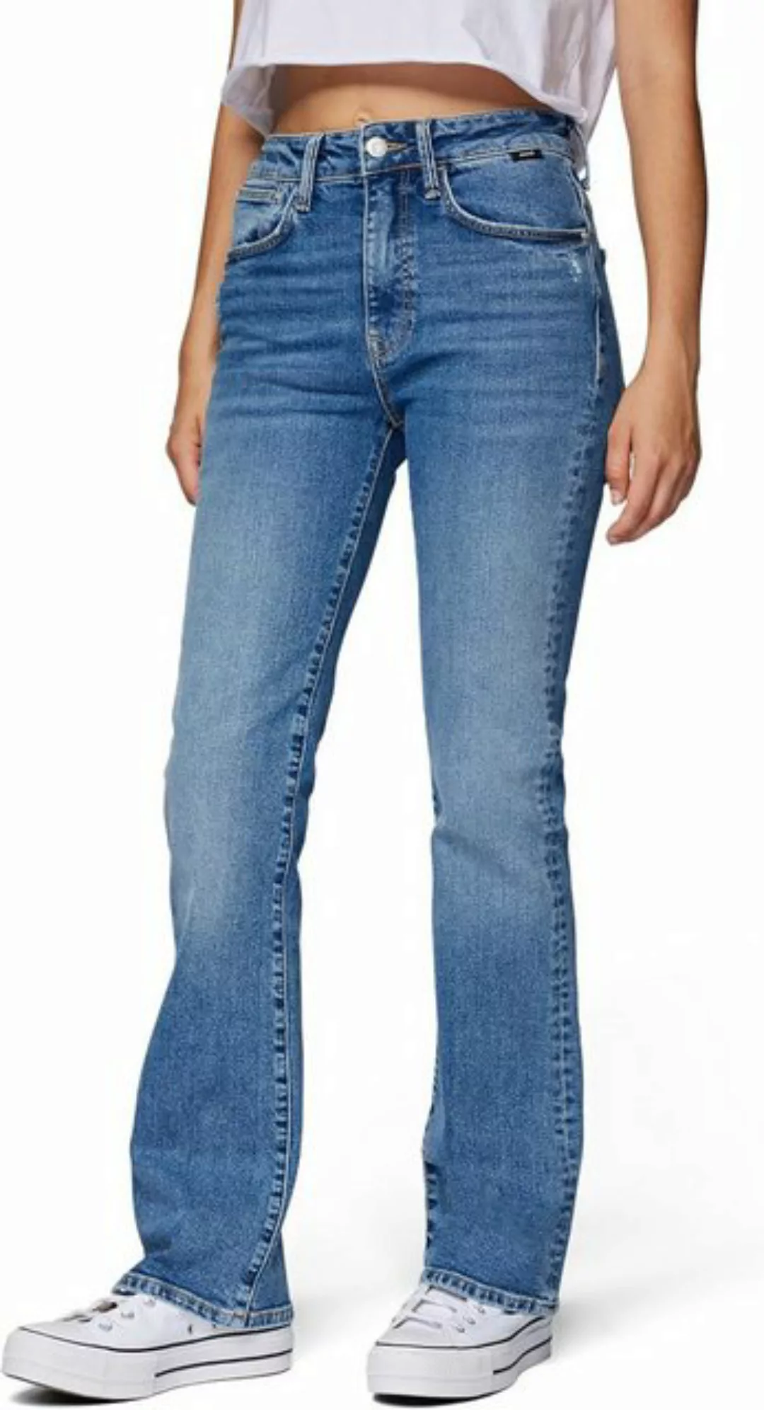 Mavi Bootcut-Jeans Maria 5-Pocket-Style, High Waist, Bootcut, Stretchanteil günstig online kaufen