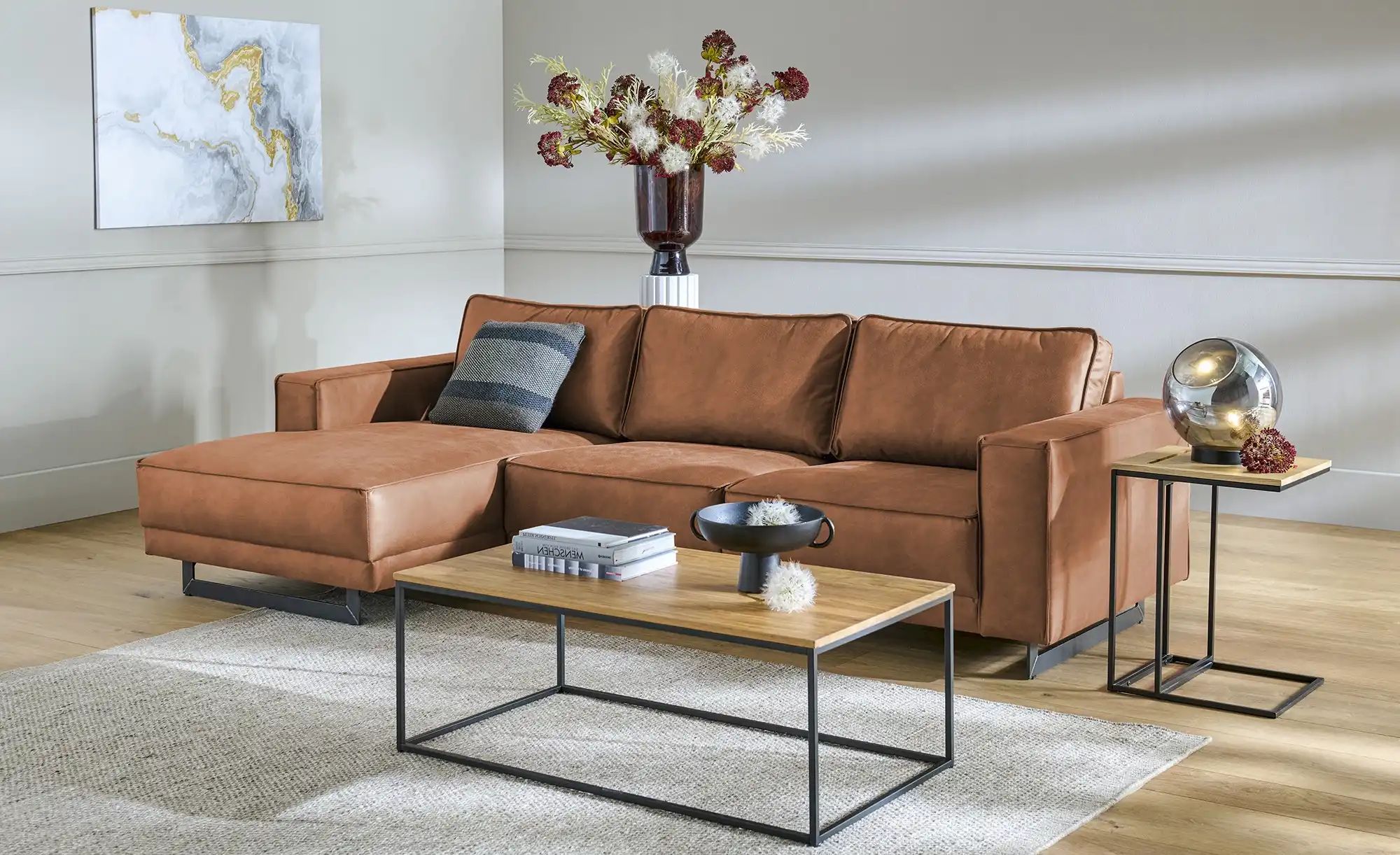 SOHO Ecksofa  Sanja ¦ braun ¦ Maße (cm): B: 285 H: 85 T: 155.0 Polstermöbel günstig online kaufen