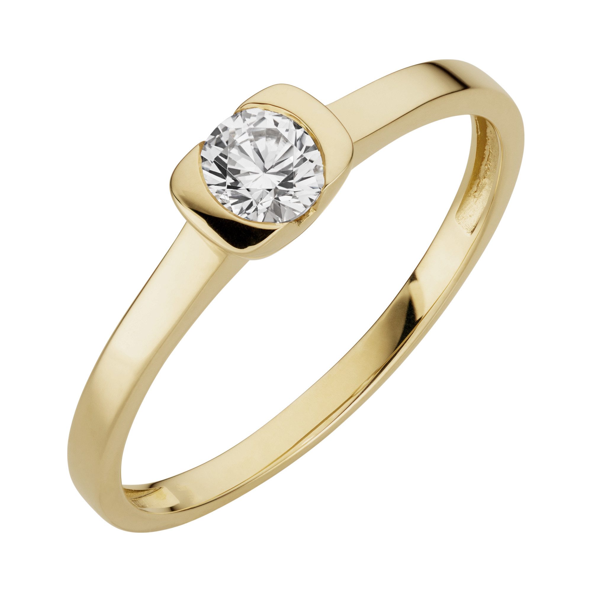 Orolino Fingerring 333/- Gelbgold glanz synth. günstig online kaufen