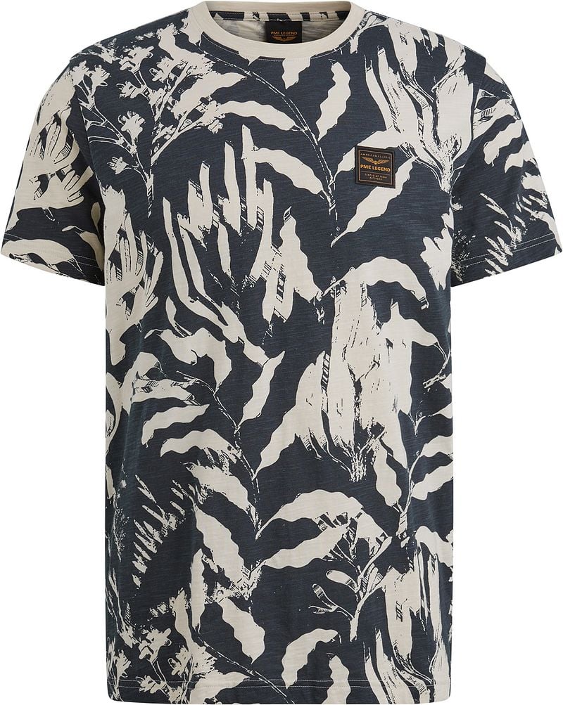 PME Legend T-Shirt Druck Navy - Größe M günstig online kaufen
