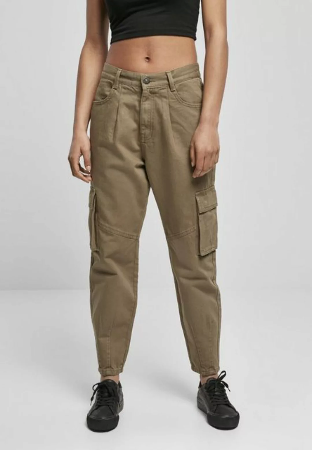 URBAN CLASSICS Cargohose Urban Classics Damen Ladies Ballon Fit Cargo Twill günstig online kaufen