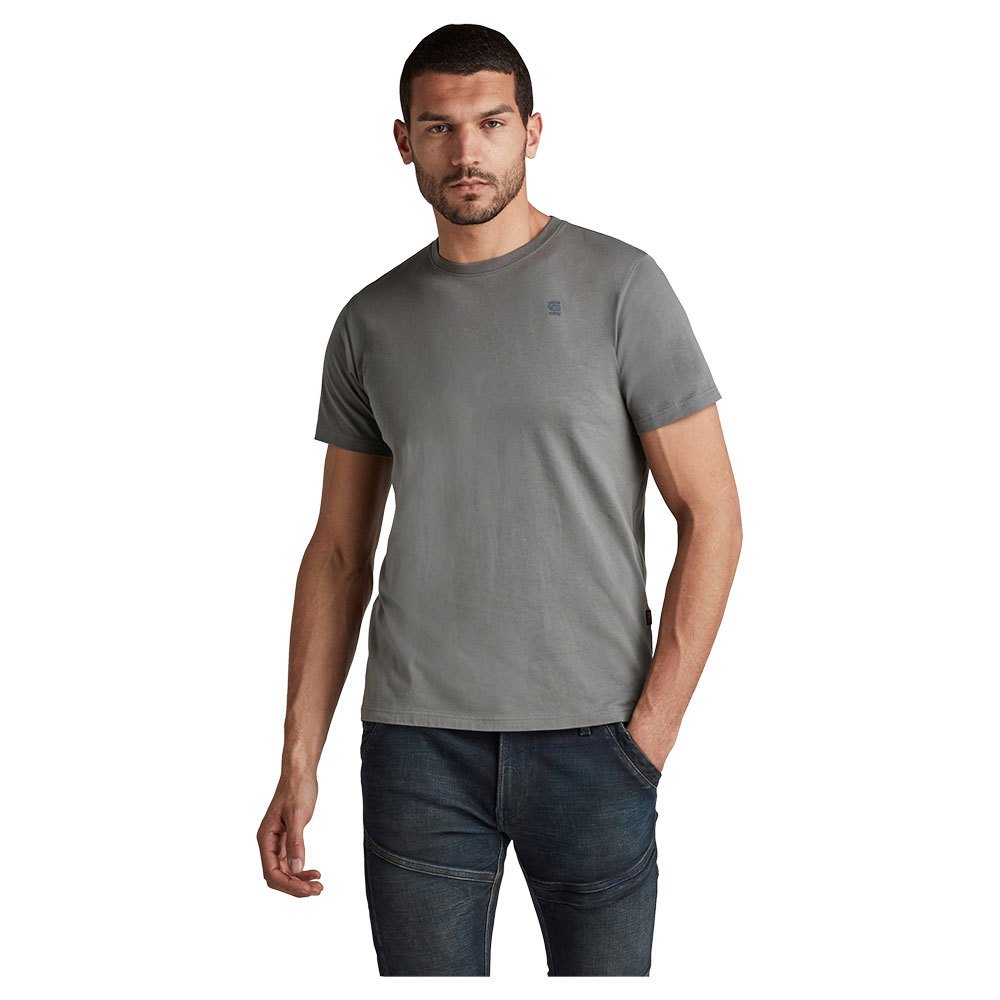 G-star Base-s Kurzarm Rundhalsausschnitt T-shirt L Gs Grey günstig online kaufen