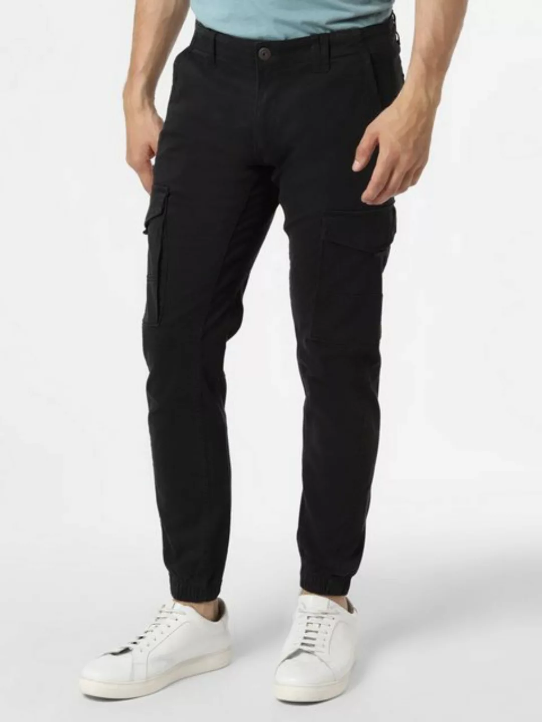 Jack & Jones Herren Cargohose JPSTPAUL JJFLAKE AKM 542 ASPHALT -Tapered Fit günstig online kaufen